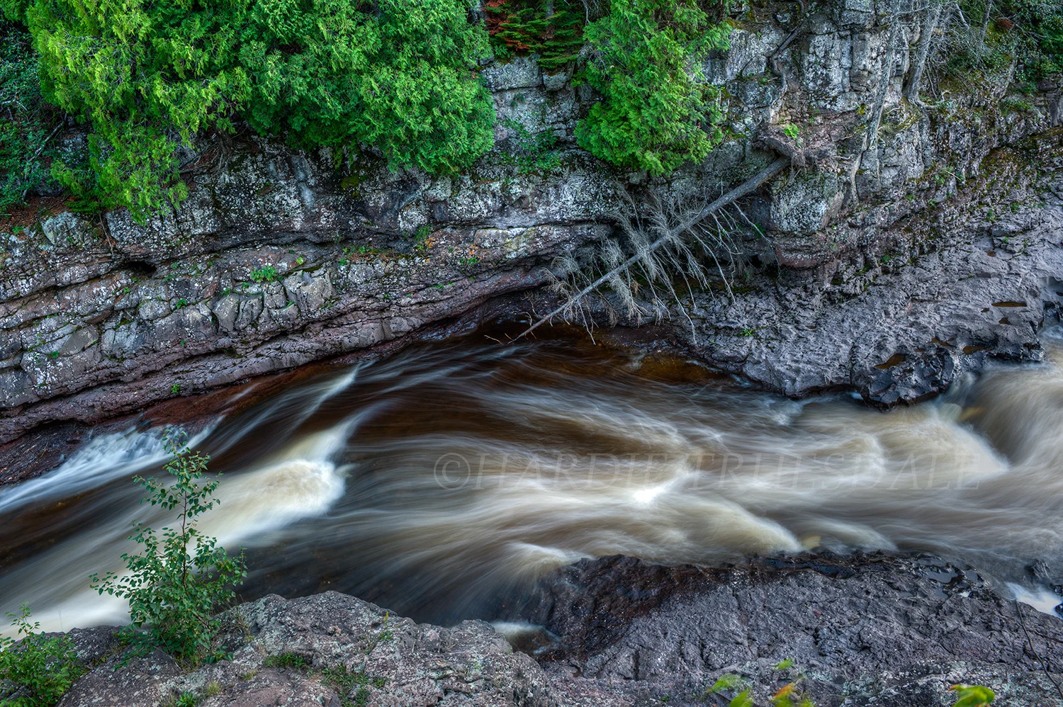MN#150 Rushing Temperance River, North Shore, Lake Superior