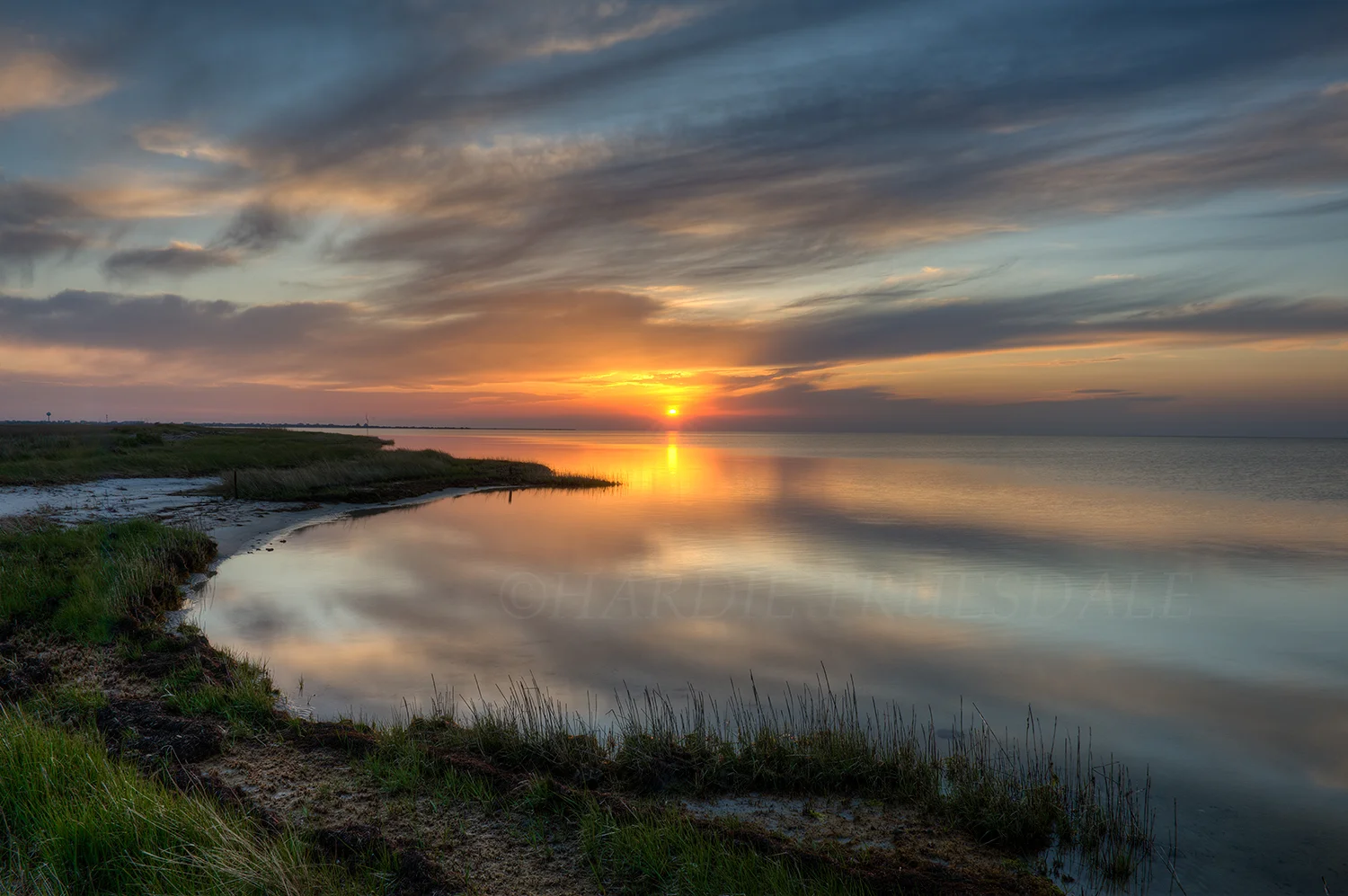 NC#062 "Pamlico Sunset, Cape Hatteras, NC"