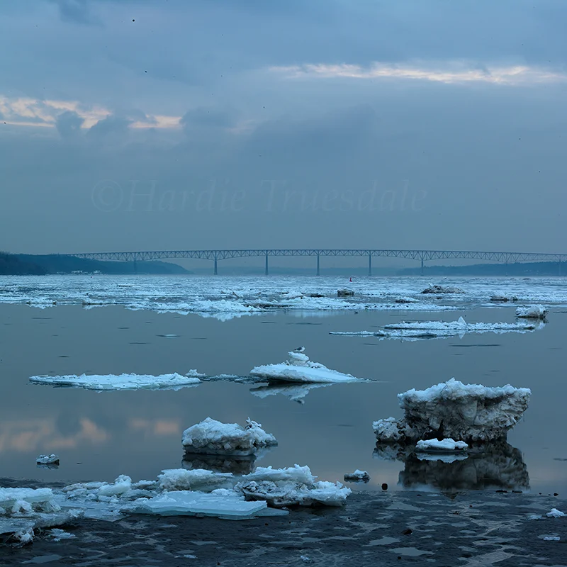 Hr#214a "Floating Ice, Hudson River"