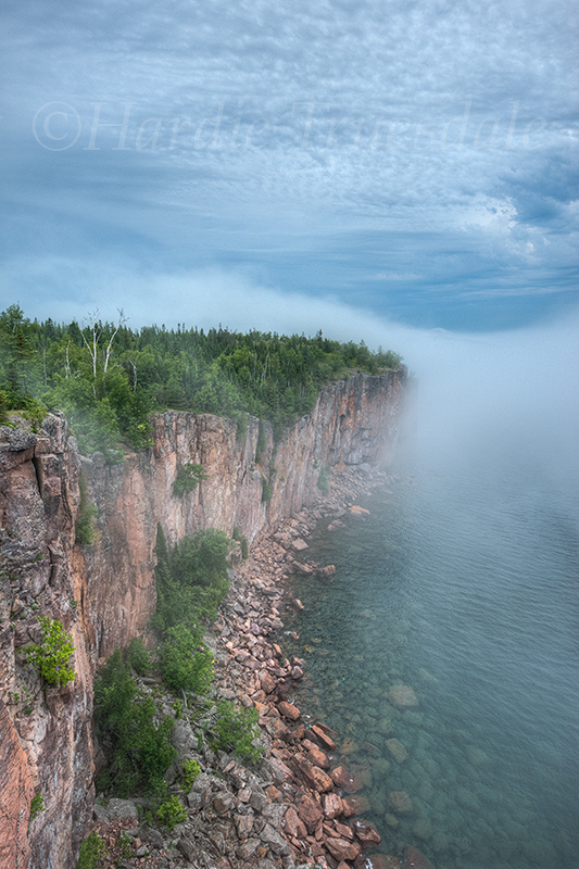 MN#163 "Palisade Head, North Shore, Lake Superior"