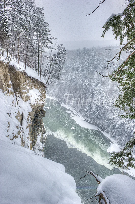  WNY#066 "Snowstorm, Letchworth State Park, NY" 