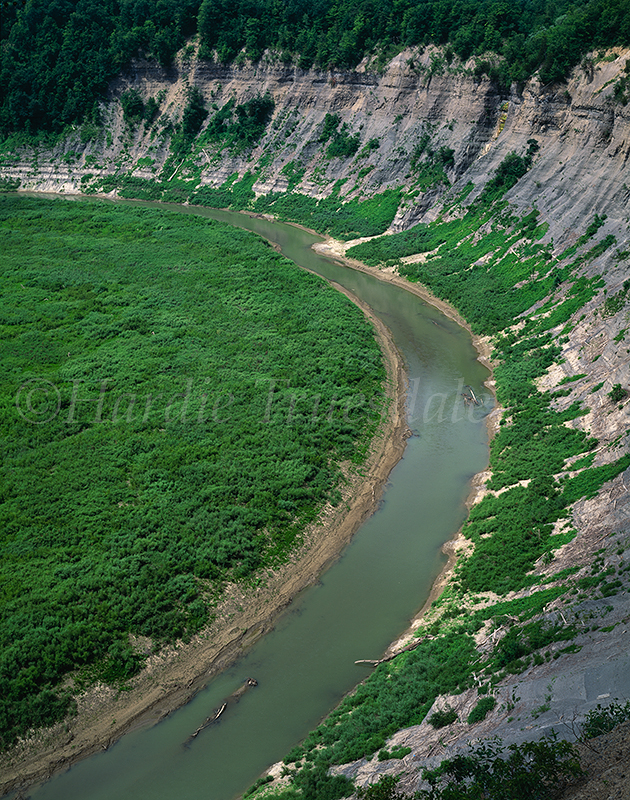  Wny#041 "High Banks, Genesee River, Letchworth State Park, NY" 