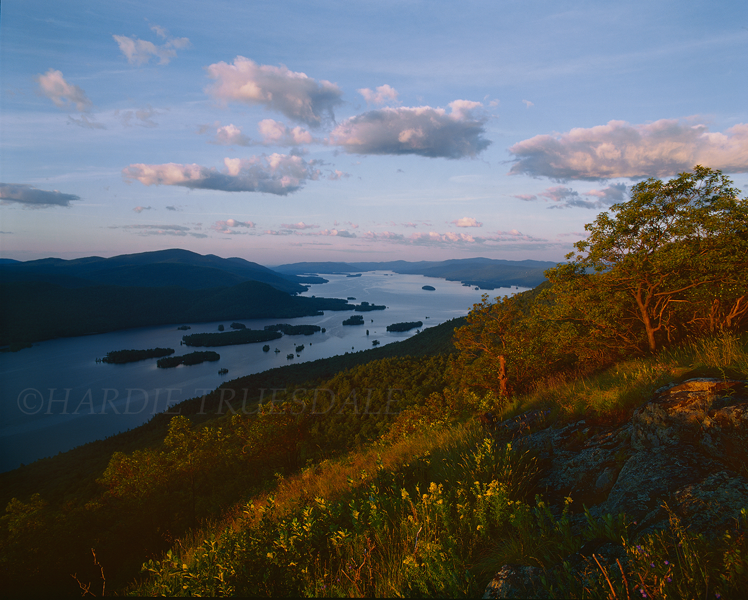  Adk#066 "Northwest Bay, Lake George, Adirondack Preserve, NY" 