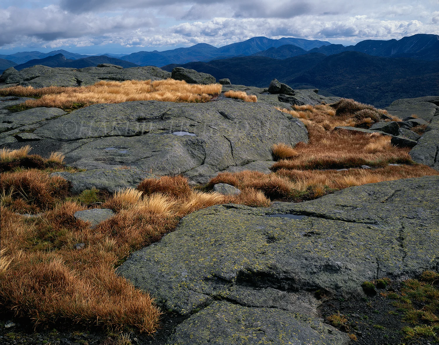  Adk#029 "Algonquin Summit, High Peaks Area, Adirondack Preserve, NY" 