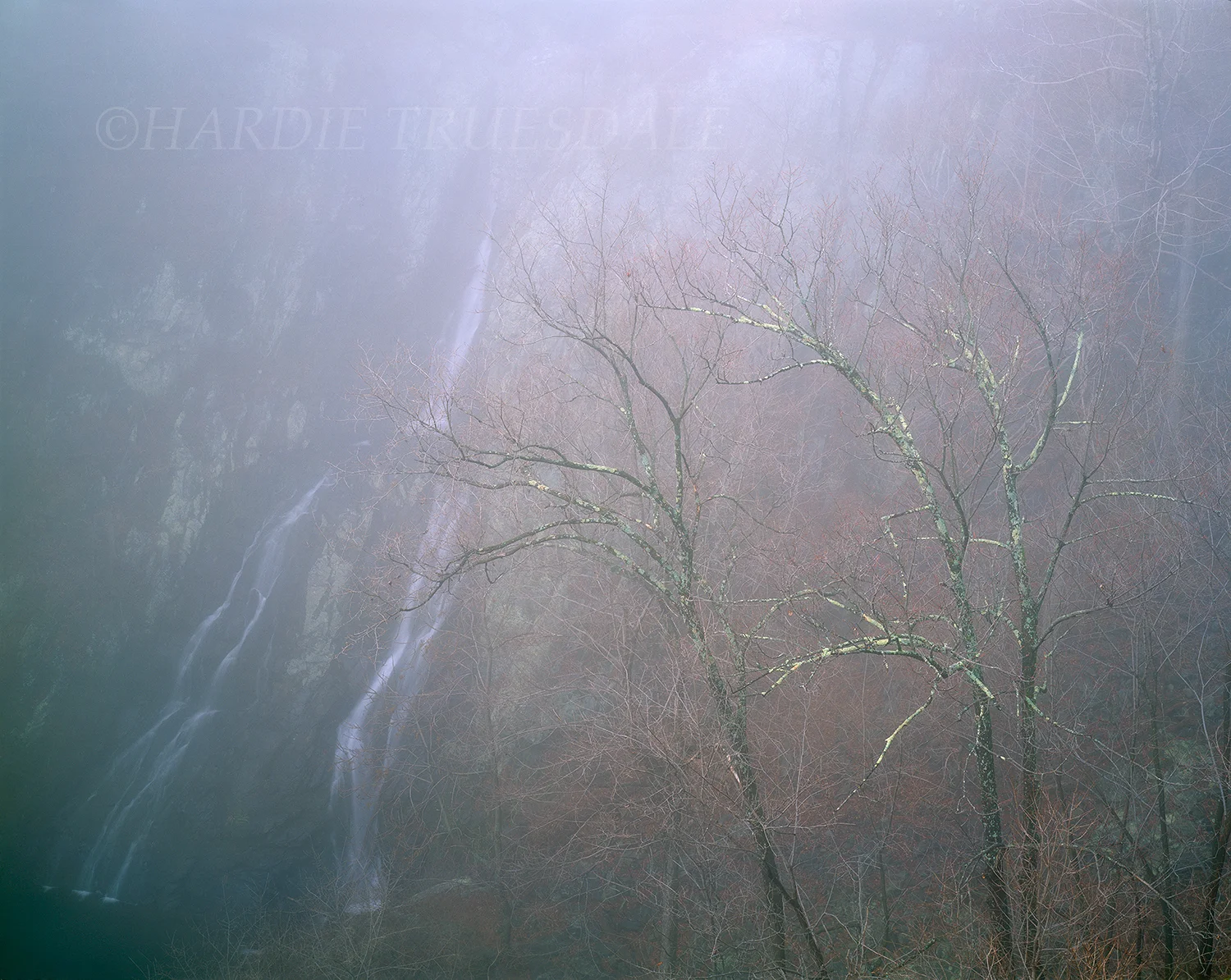VA#043 " Misty South Falls, Shenendoah National Park, VA"