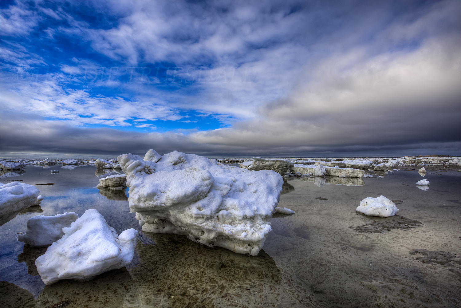 CC 118 Ice Blocks, Skaket Beach, Cape Cod