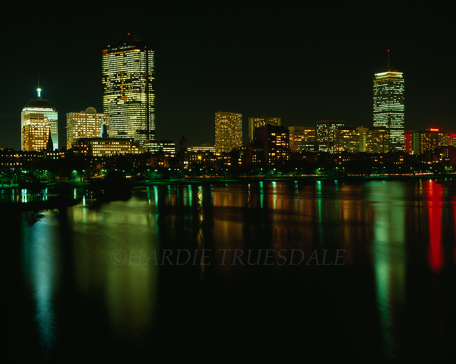 Bos#016 "Charles River Night Views", Boston