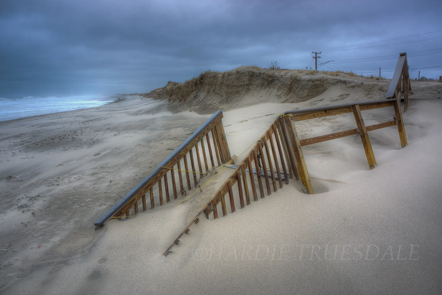 CC#114 "Storm Damage, North Walkway, Nauset Beach"