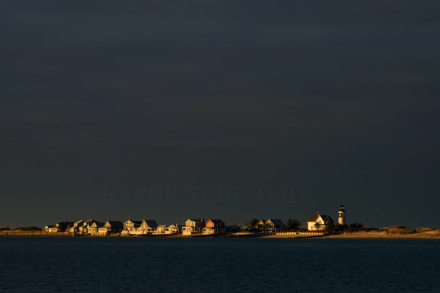 CC#104 "Storm Coming, Sandy Neck Colony, Barnstable Harbor, Cape Cod, MA"
