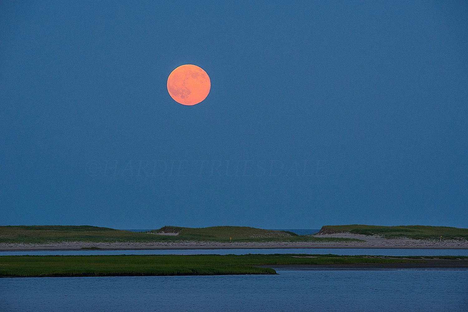 CC#86 "Nauset Dunes and Super Moon"