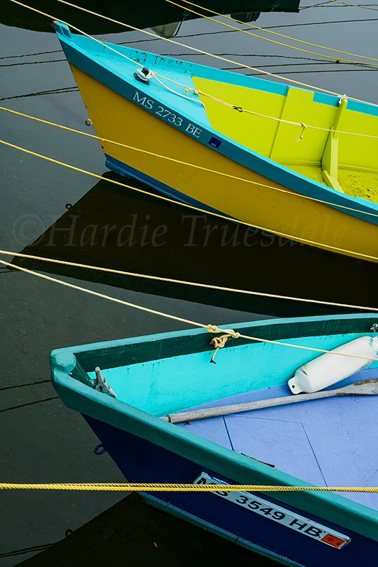 CC#167 "Colorful Skiffs", Woods Hole