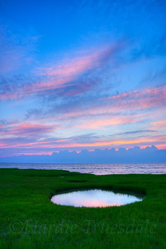 CC#197 "Tidal Pool Sunset, Rock Harbor"