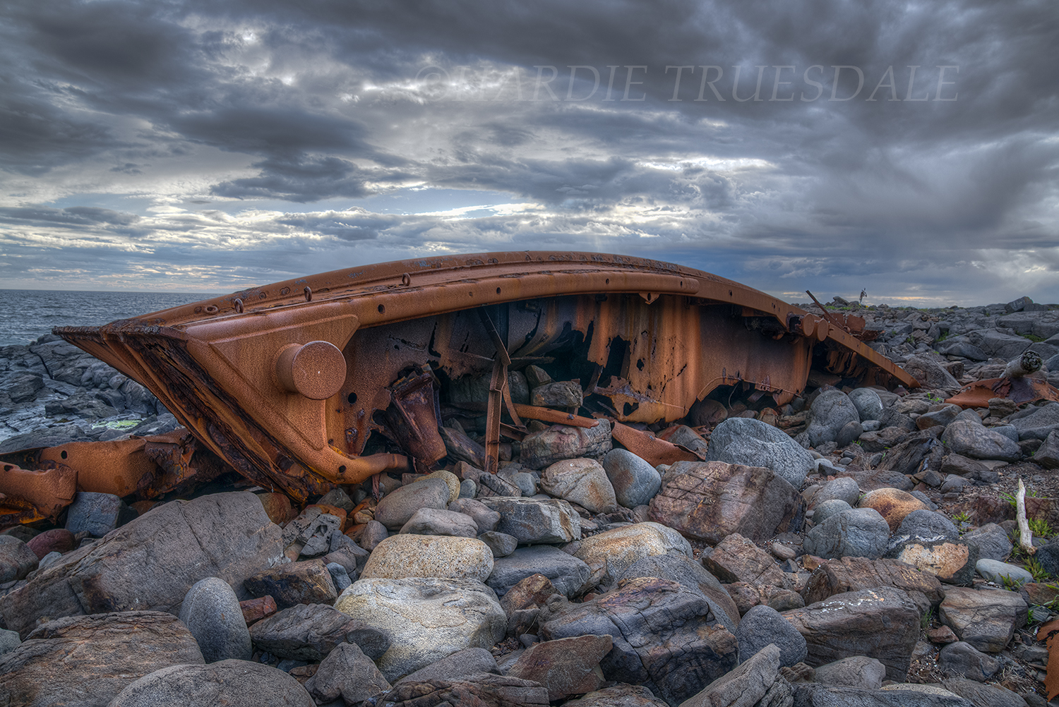 ME#69 "Shipwreck, Monhegan Island"
