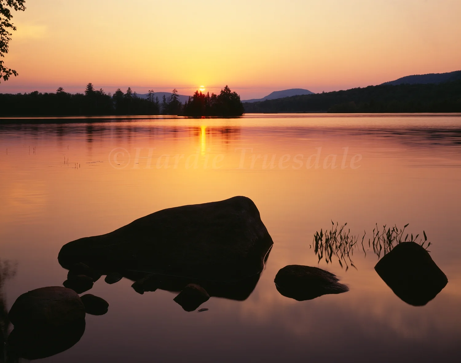 Adk#60 "Lake Durant Sunset"