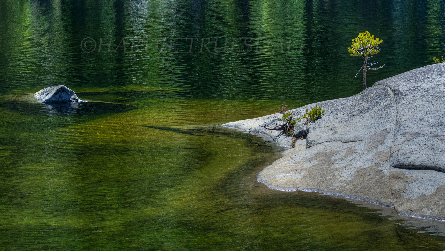 CA#156 "Granite and Lake Azure, Deasolation Wilderness"