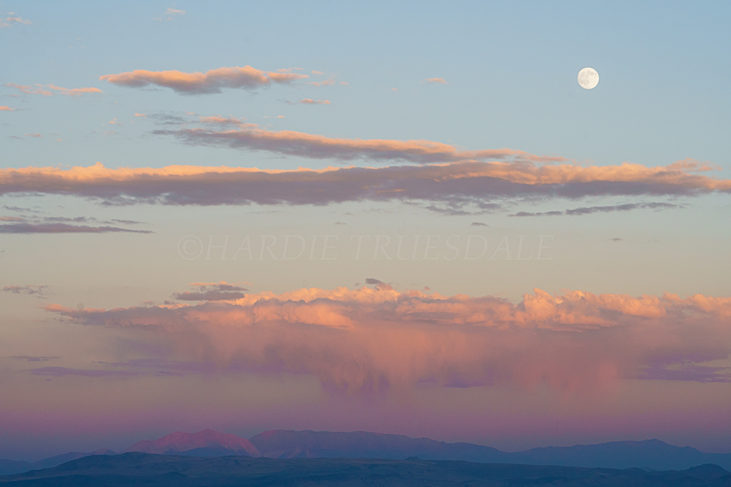 CA#161 "Moonrise, Inyo National Forest"