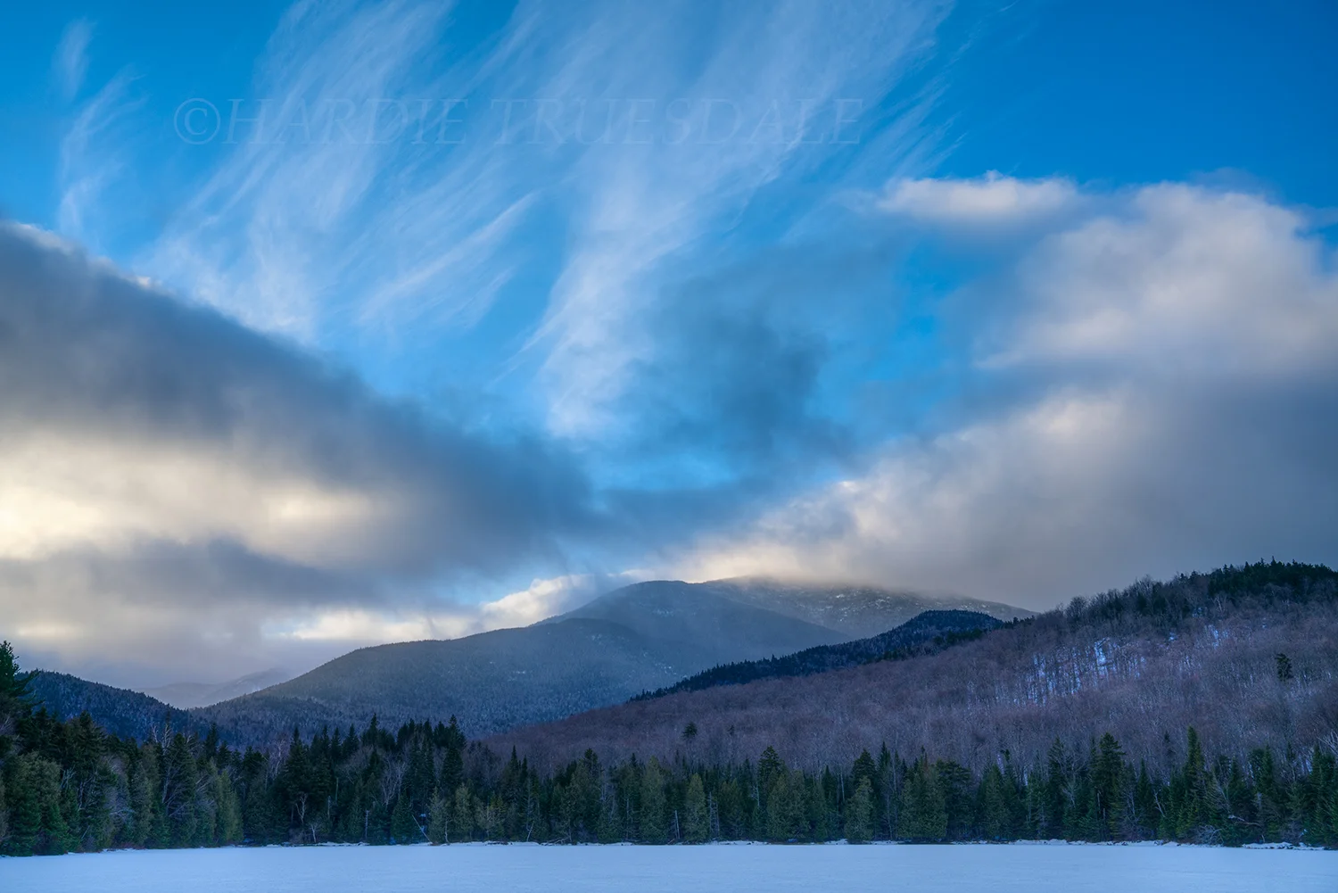 Adk#189 "Lifting Clouds, Algonquinn"