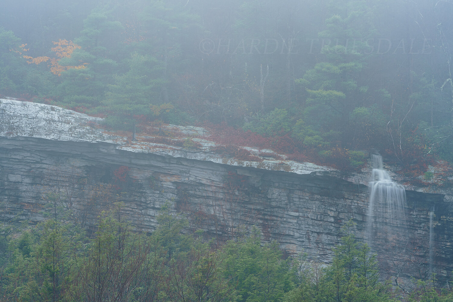 Gks#934 "Misty Rainbow Falls, Minnewaska"