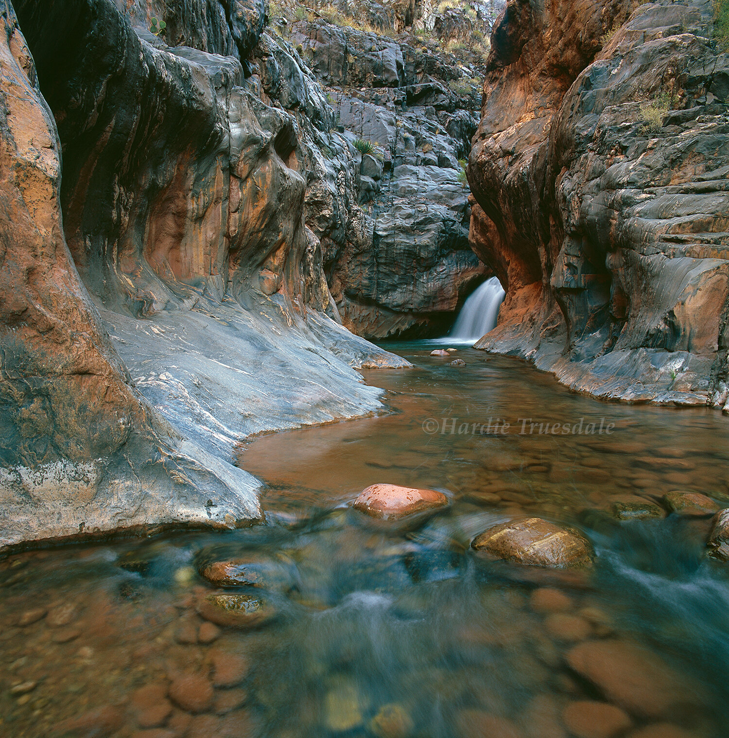 AZ#84 Waterfall, Shinimo Creek, Mile 108, Colorado River