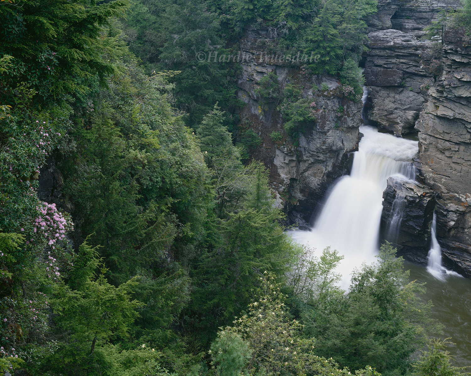 NC#021 Lower Falls, Linville Gorge, Blue Ridge Mountains, NC