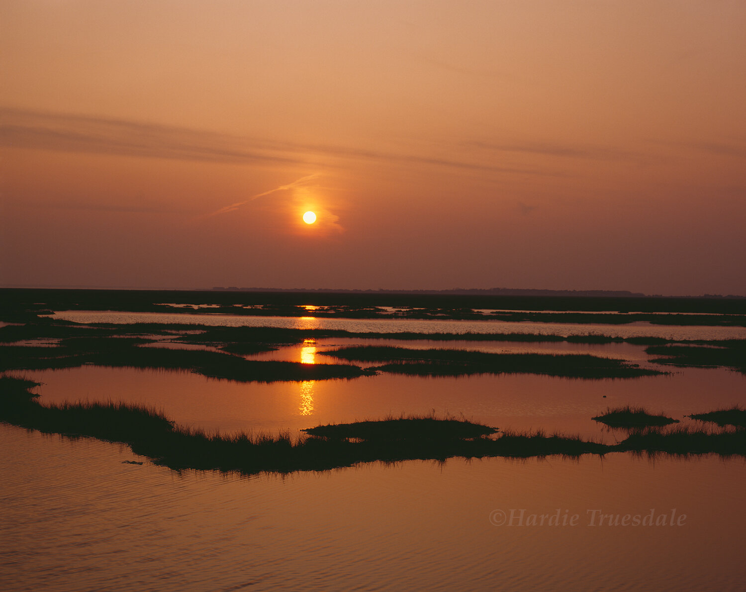 NJ#047 Marshlands Sunset, Great Bay National Wildlife Refuge, NJ