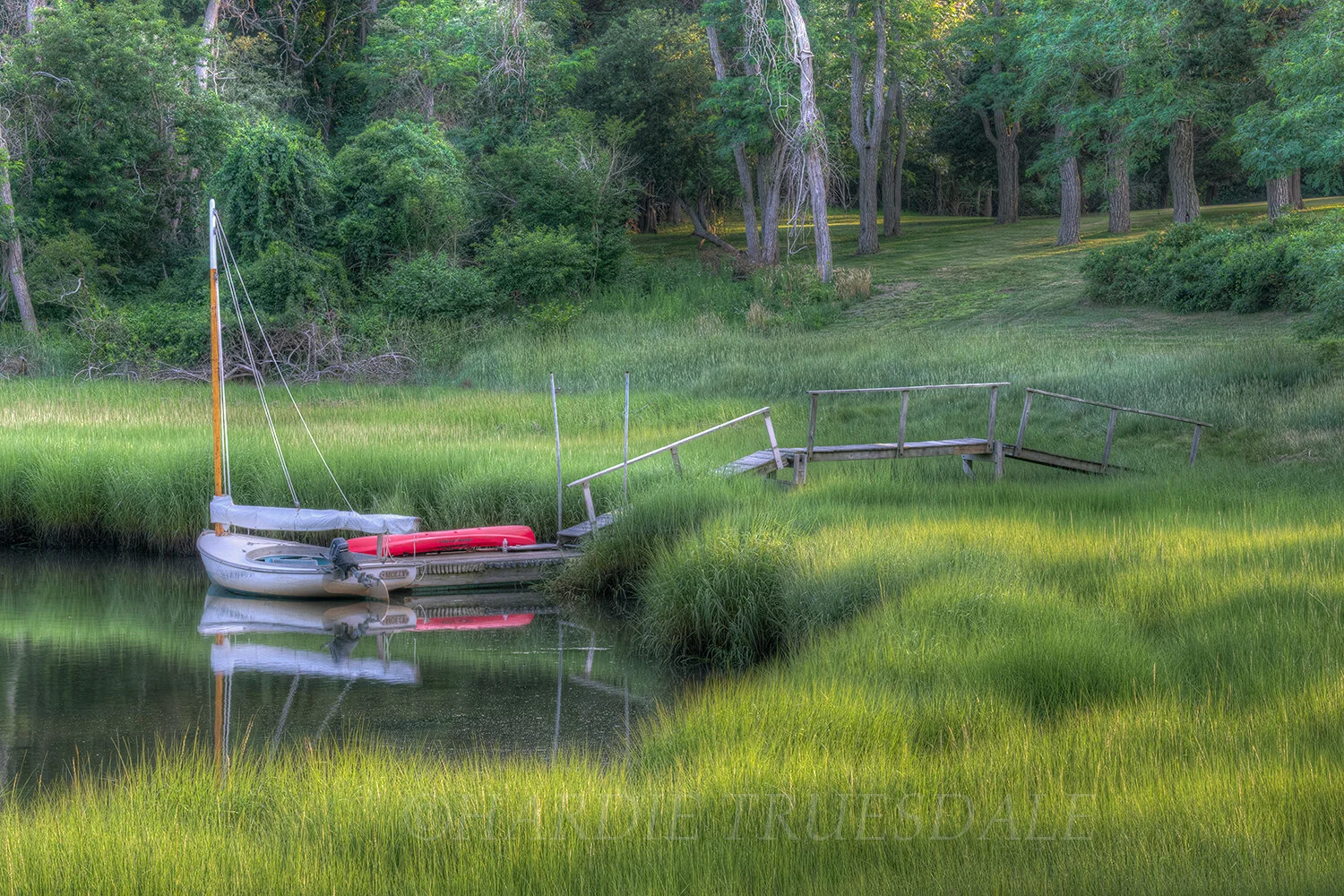 CC#90 Catboat, Henson's Cove, White's Lane Conservation Area