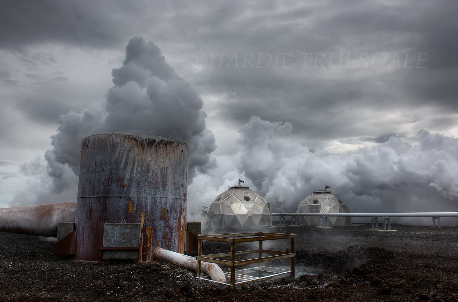  Ice#040 Steaming Bore Hole, Hellisheiði Geothermal Plant 