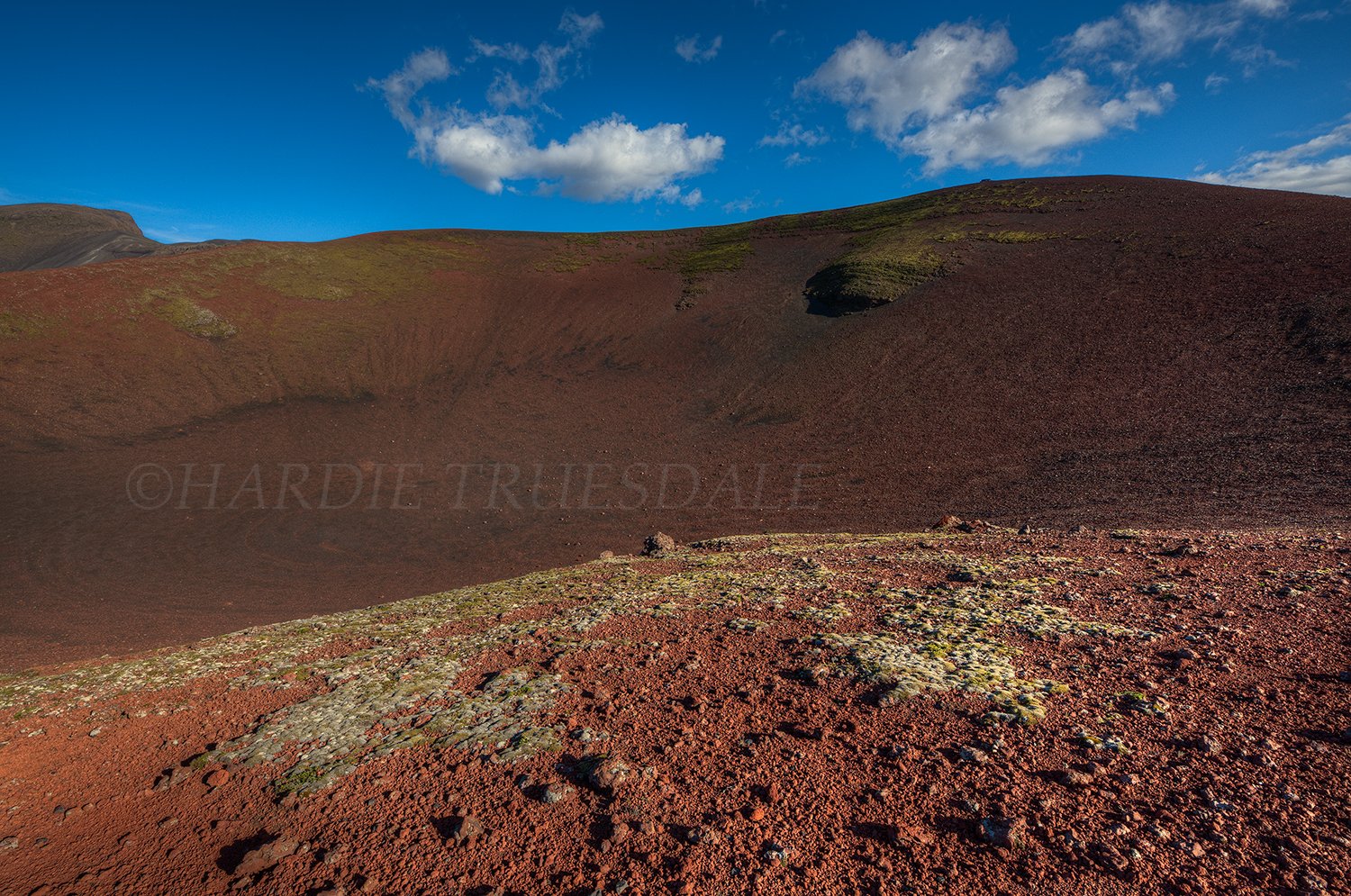  Ice#061 Moss and Red Crater, (Raudaskal Crater), Hekla Volcano 