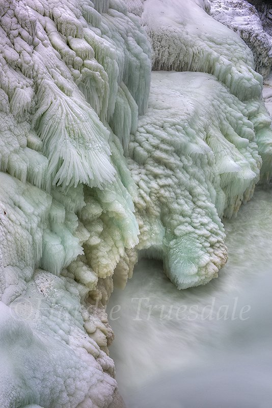WNY#67 Frozen Ice, Lower Falls Gorge, Letchworth State Park