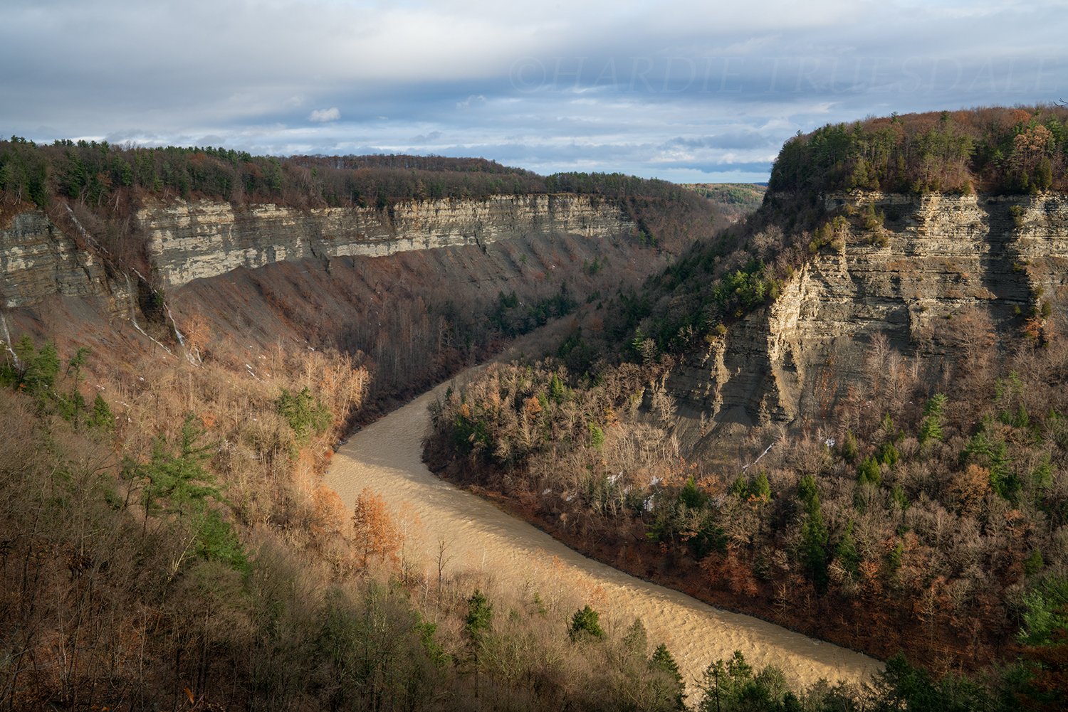 WNY#74 Late Fall, Great Bend, Letchworth State Park