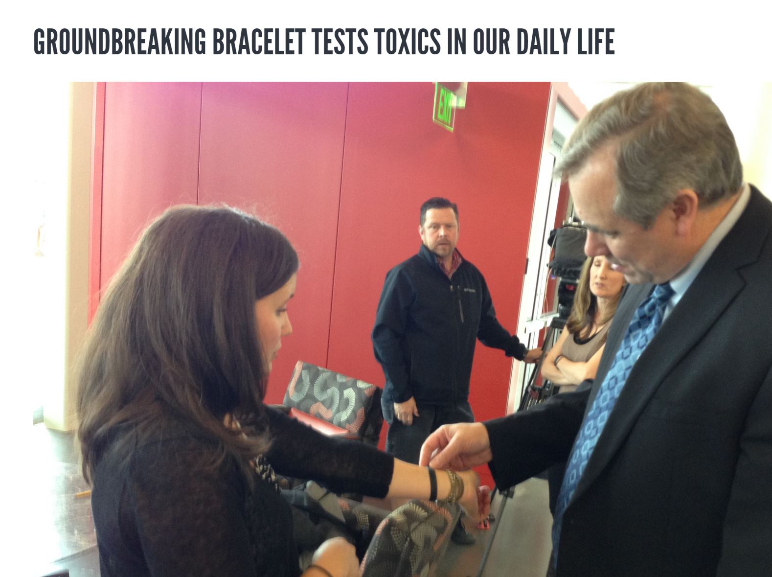 Oregon Environmental Council:  GROUNDBREAKING BRACELET TESTS TOXICS IN OUR DAILY LIFE