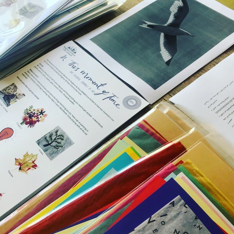 🌈 Enjoying the creative challenge of developing art &amp; craft activities for the Network of International Women &amp; their families in Brighton &amp; Hove - creating video tutorials, inspiration sheets &amp; zoom meet ups with @abigail.leeks @_lu