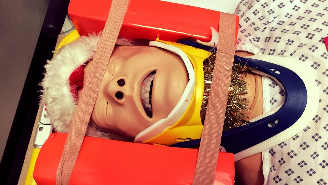 #SimBlog: When Santa Fell off a Chimney