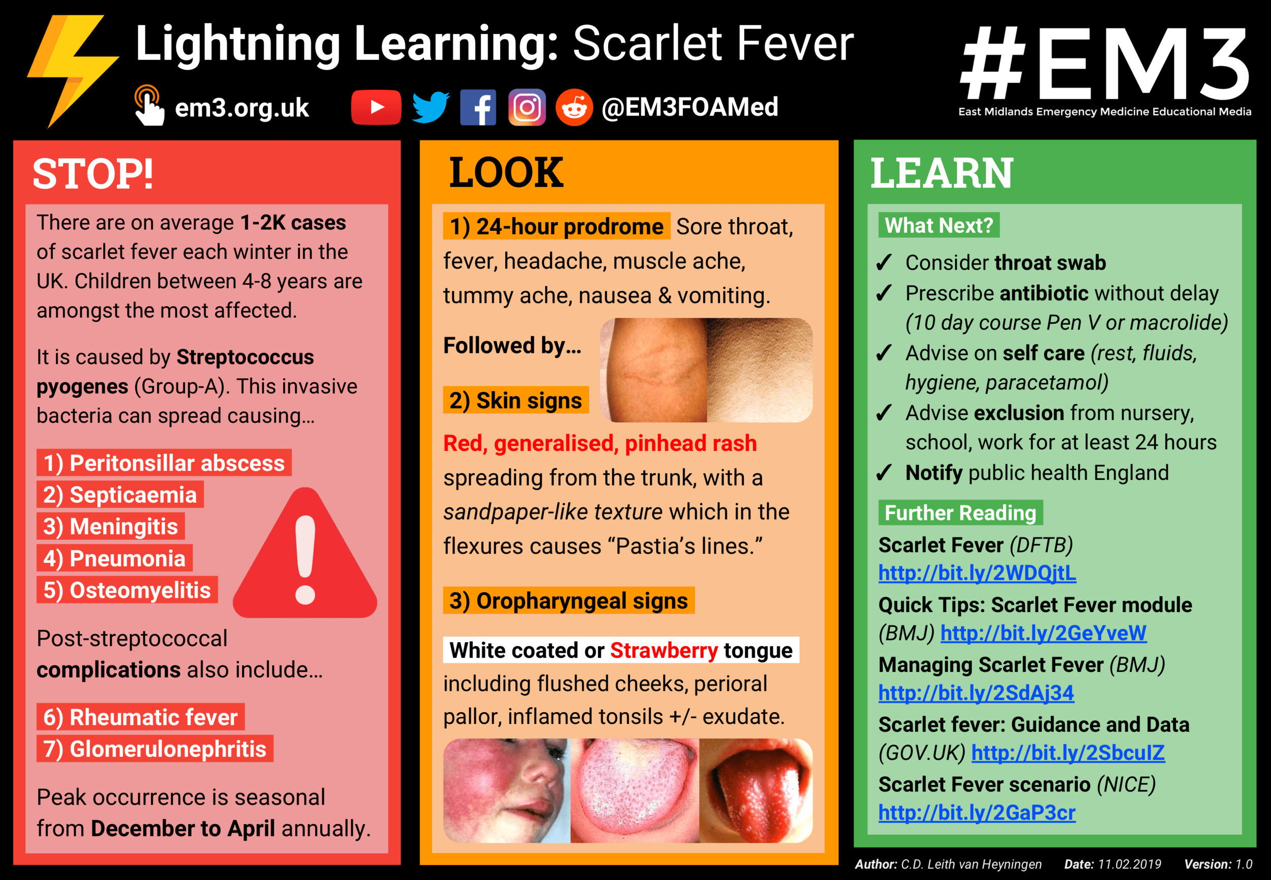 PT – Coping with scarlet fever