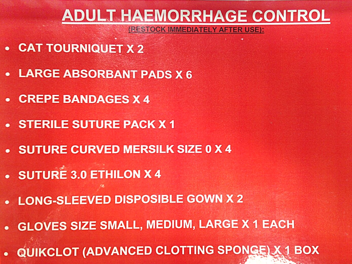Haemorrhage Control - Stack contents.jpg