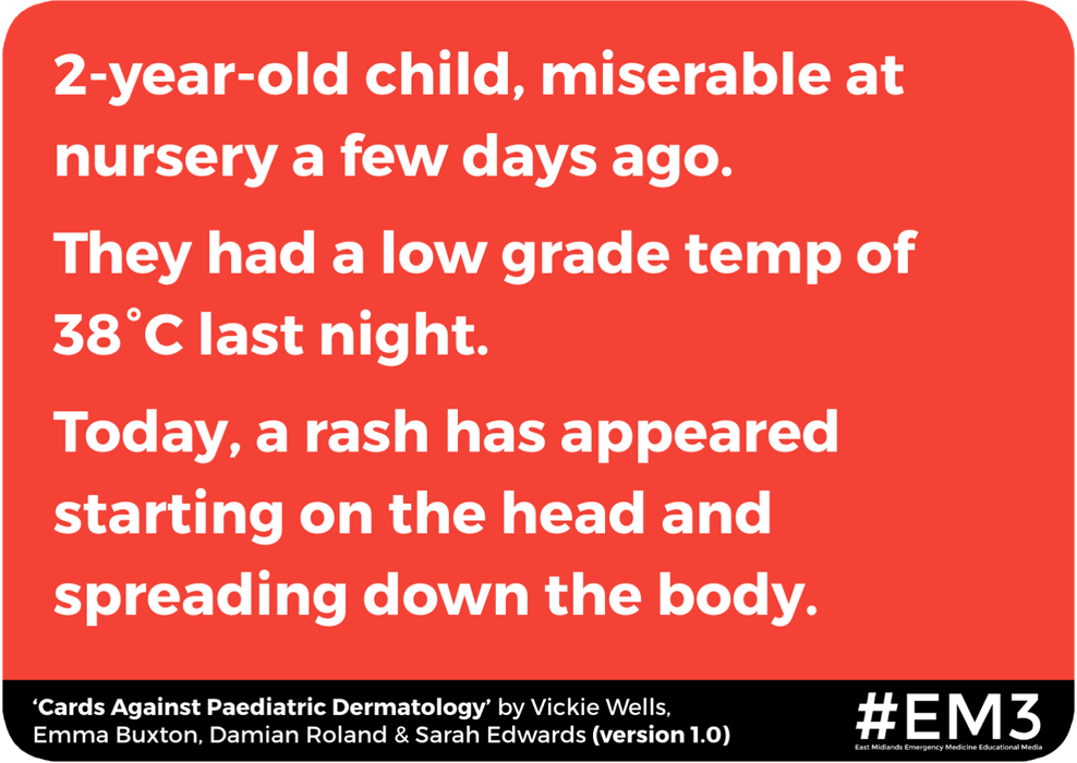 Cards Against Paediatric Dermatology — EM3
