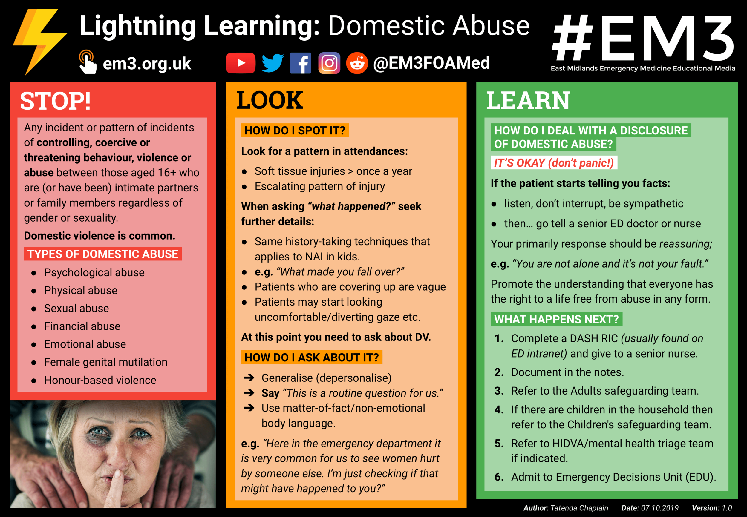 Lightning Learning: Domestic Abuse — EM3