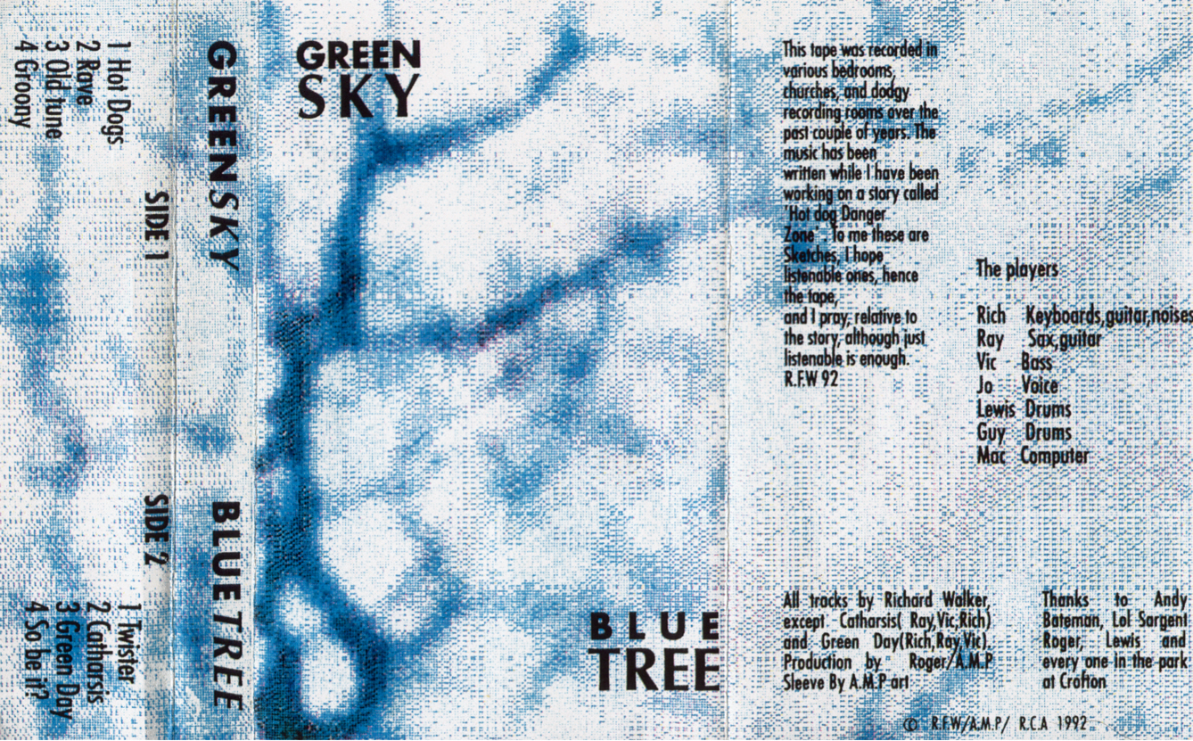 The original cassette sleeve of GreenSky BlueTree