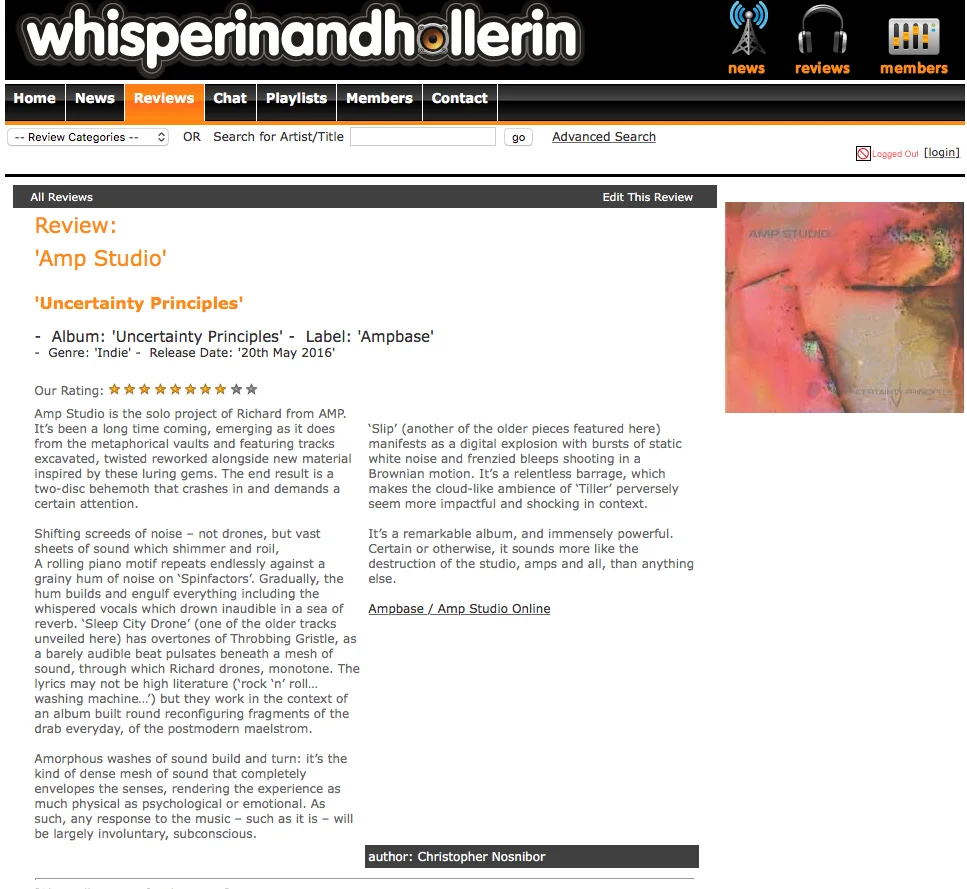 Whisperinanhollerin