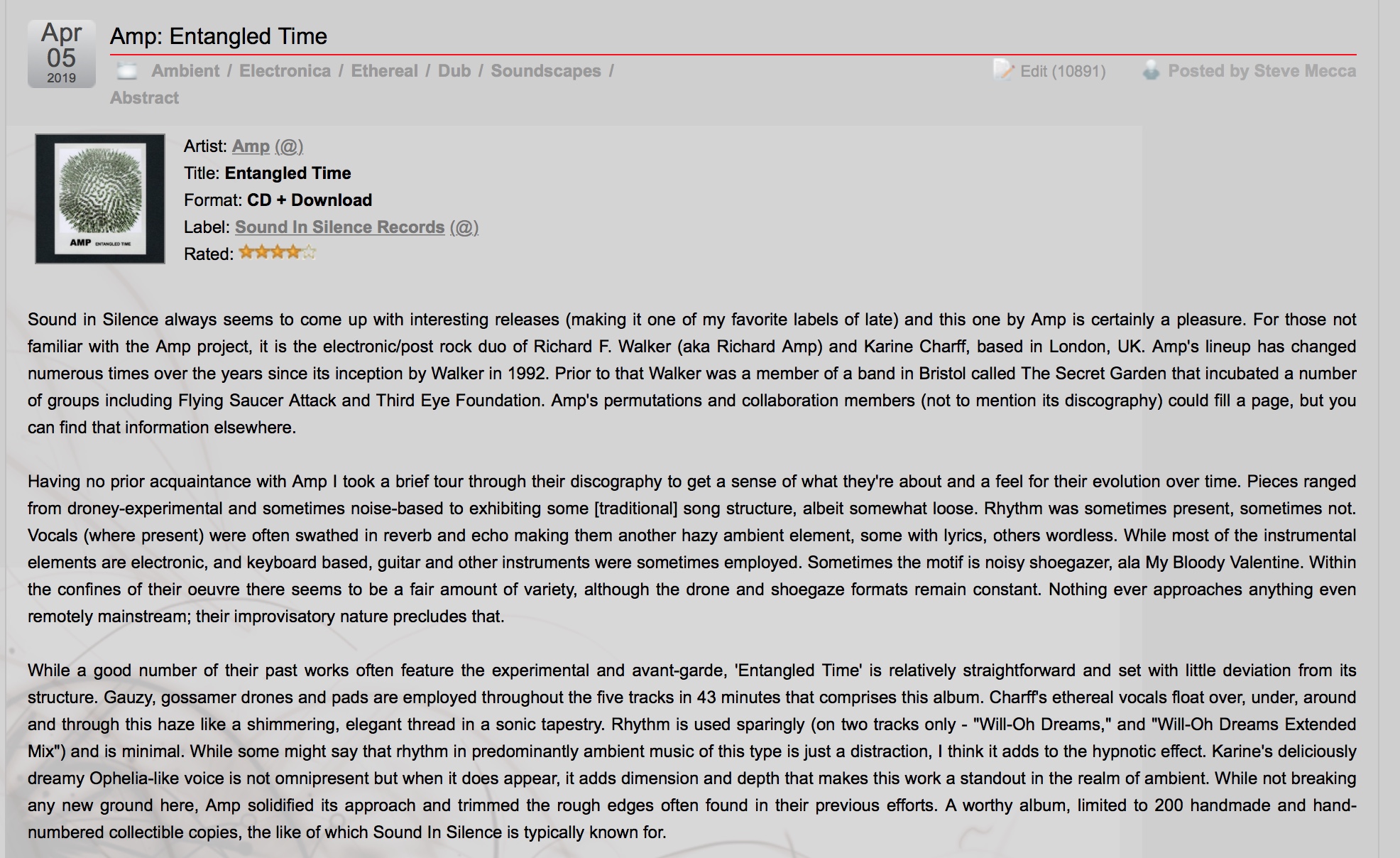 Chain DLK 2nd Review of Entangled Time