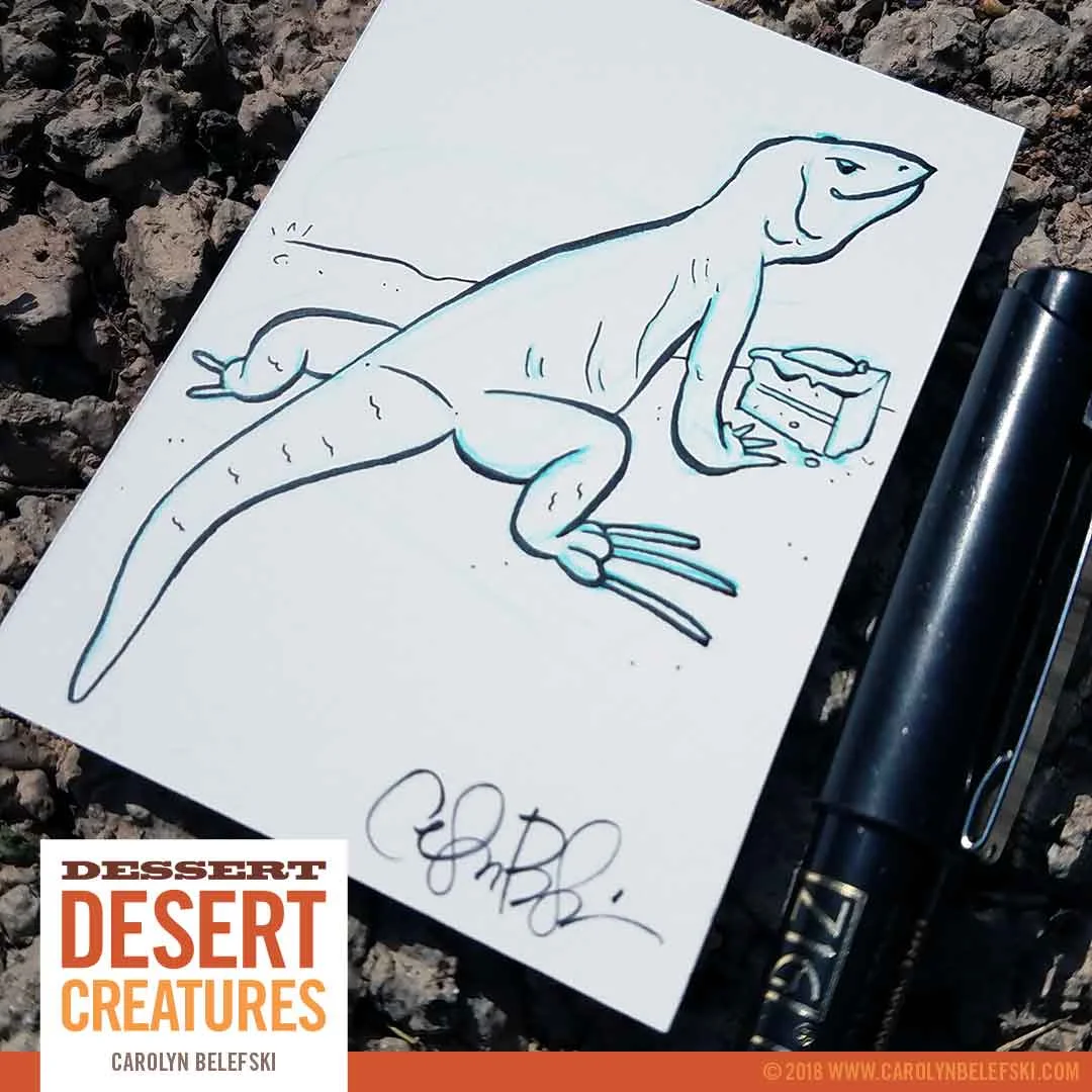 6 Carrot-tailed Chuckwalla with Carrot Cake