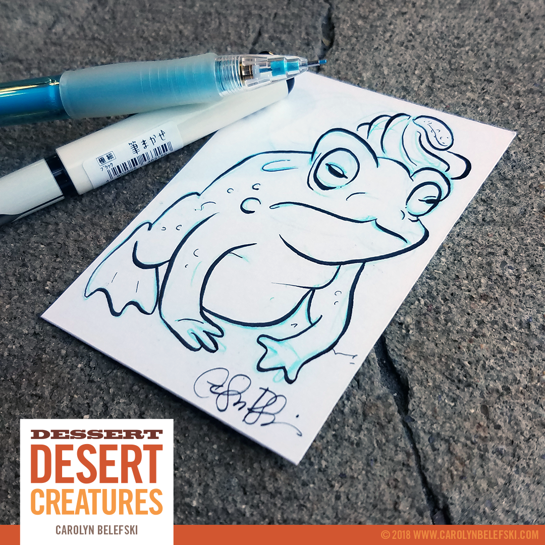 7 Sonoran Desert Toad with Whipped Cream and Mandarin Orange Hat