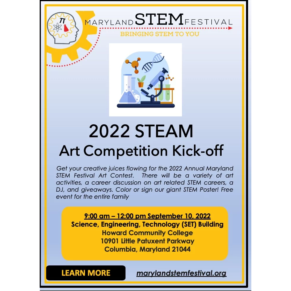 Maryland STEM Festival Art Contest Kick-Off Event