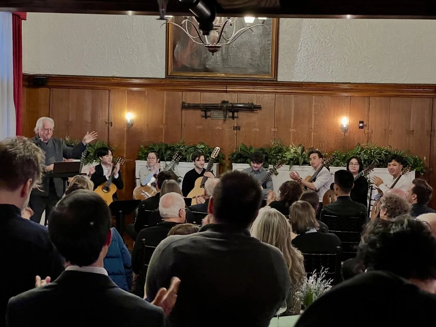 2025 RECAP 🎉!! Let us begin a new year making peace, love, listening, patience, tons of compassion and of course music a priority! 

Photos 1-2: An incredible retirement party @yale.music &amp; our Guitar Extravaganza!

Photo 3-4: My final faculty c