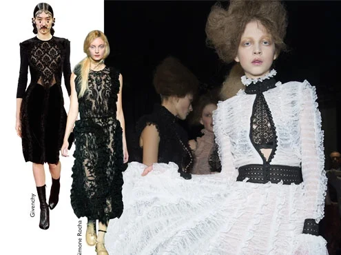 If you love black, black, and more black, you will love the VICTORIAN GOTHIC. Don't hesitate to pop your LBD with shots of white. Conversely, don't hesitate to add black accents to your white fall garments. Yes, white is right for Fall 2015.
