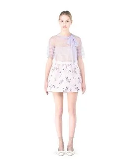 Sheer prettiness abounded on the runway of Red Valentino.