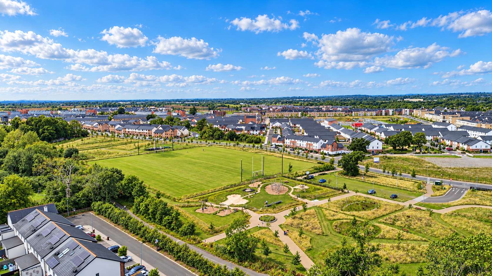 Sunny Suburban Park and Sports Fields.png