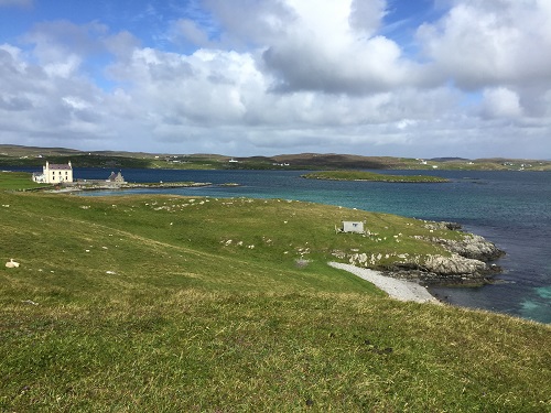 Burrastow House on Shetland near Walls, summer 2016