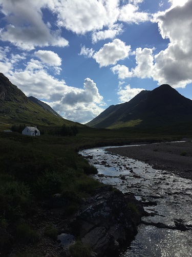 Glen Etive and Buachaille Etive Beag in the Highlands of Scotland, peace abounds...