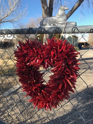 A special chili ristra for you. Albuquerque, New Mexico